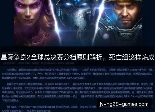 星际争霸2全球总决赛分档原则解析，死亡组这样炼成